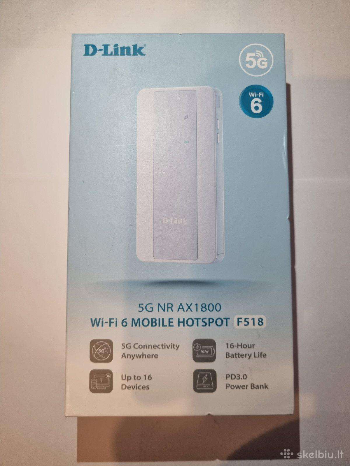D-link F518 5G Wi-fi 6 su Power Bank.