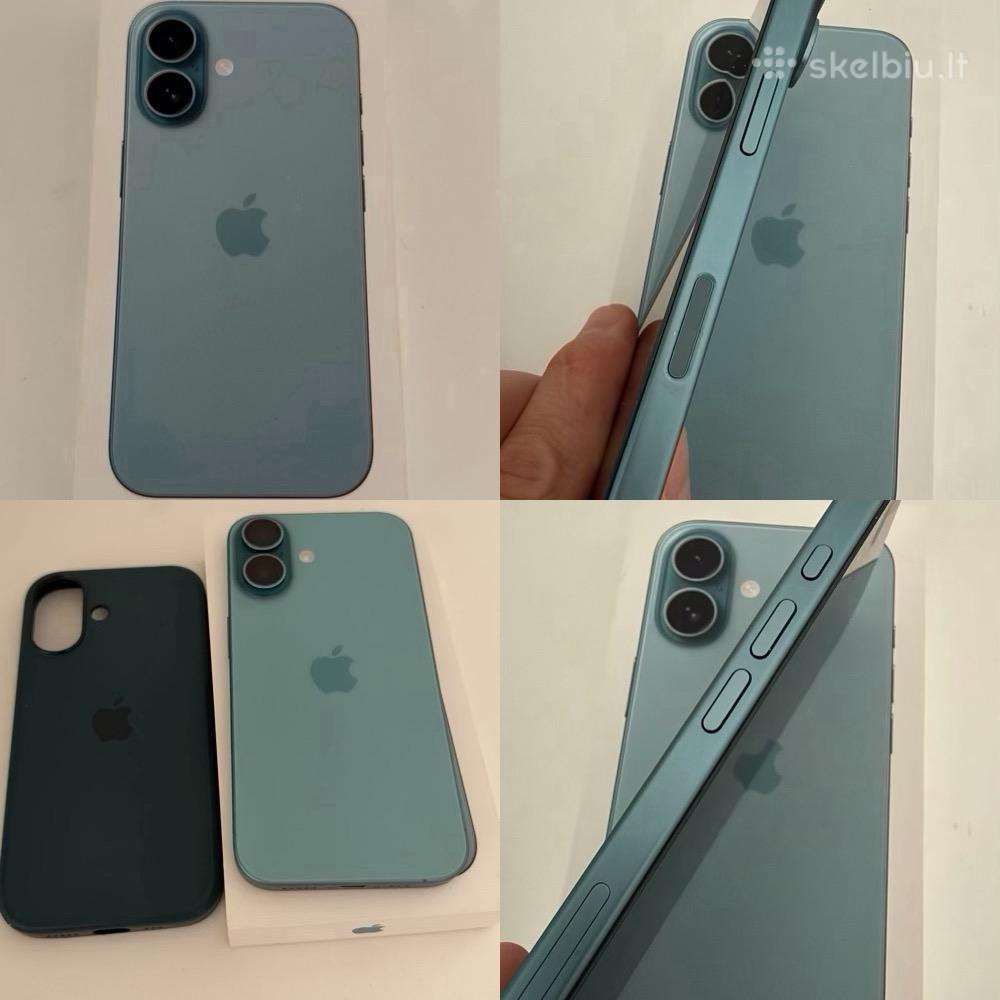 iPhone 16, 256 GB, Teal