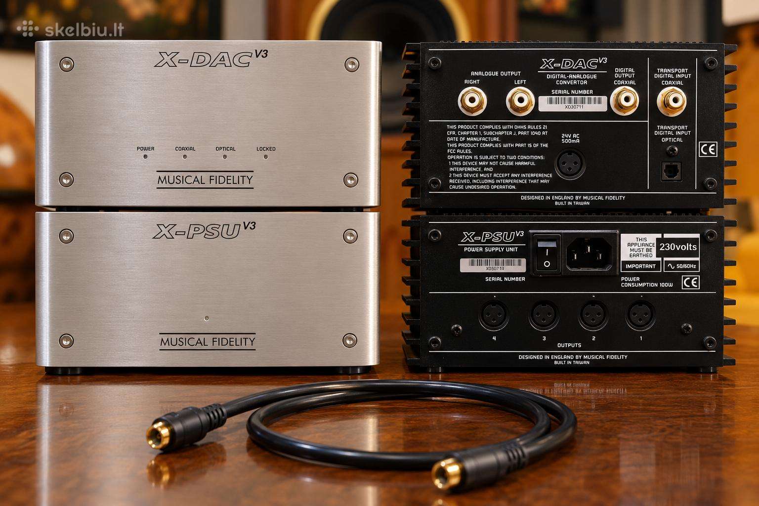 Musical Fidelity X-dac V3 + X-psu V3