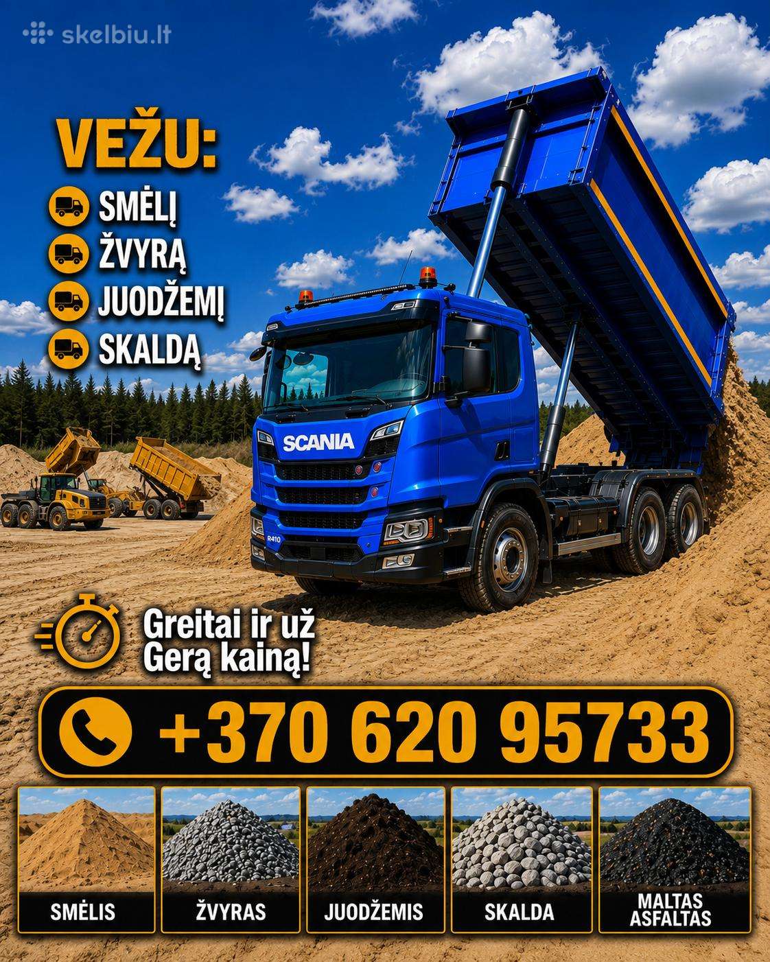 Greitai ir už gerą kainą