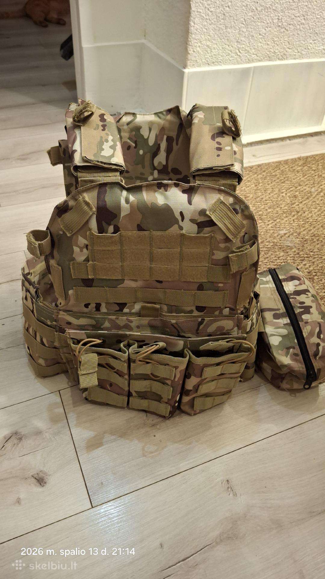 Taktinė multicam airsoft liemenė