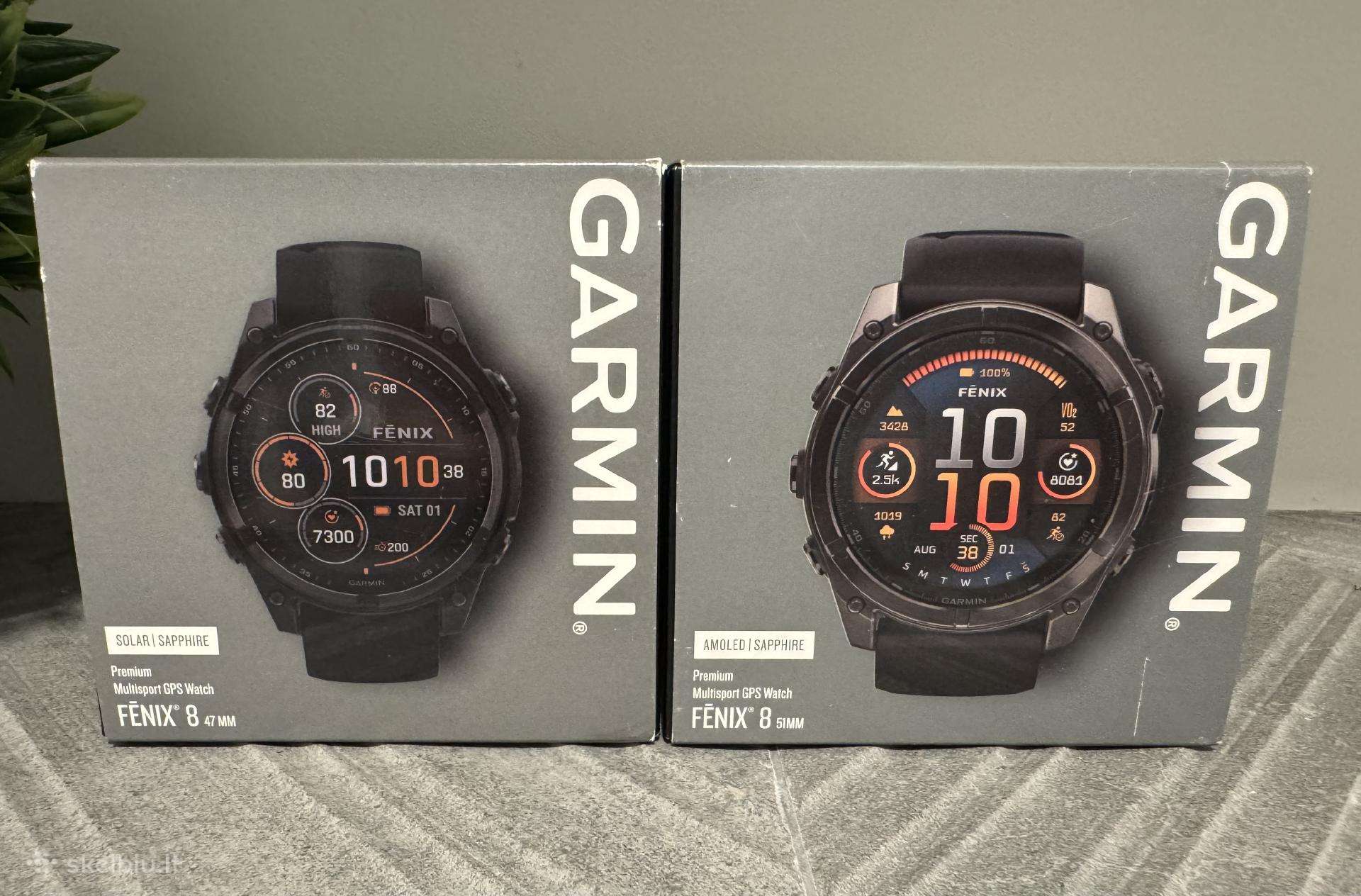 Garmin Fenix 8 47mm, 51mm, Fenix 9 51mm