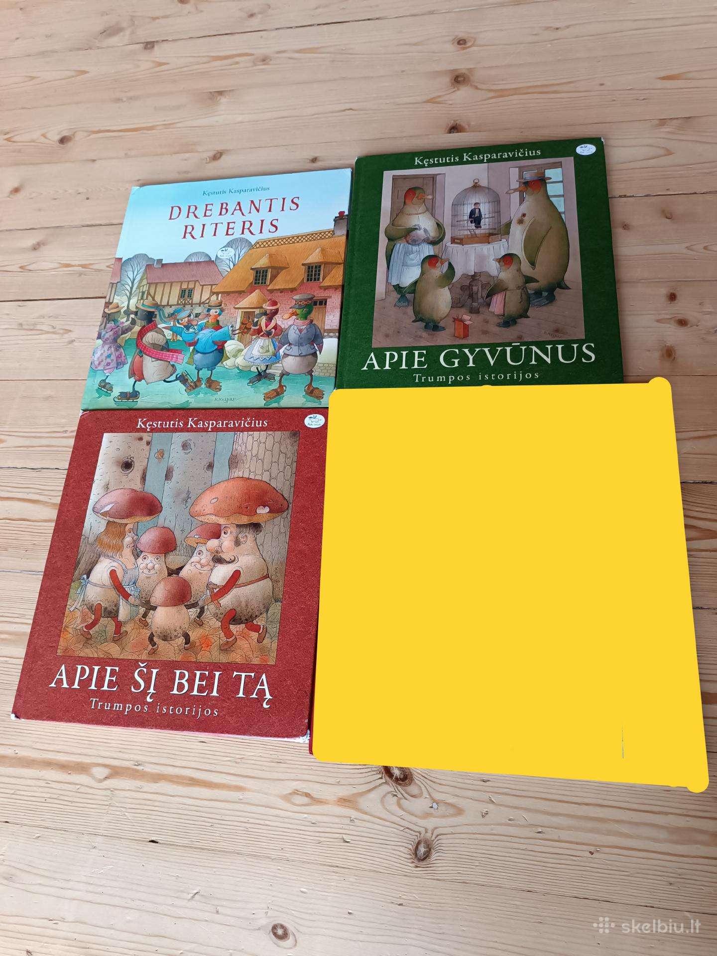 K. Kasparavičiaus knygų rinkinys vaikams, 3 knygos