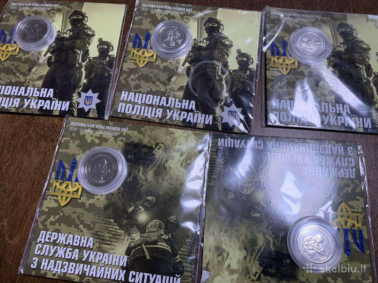 Ukrainos 10 Grivnų Monetos