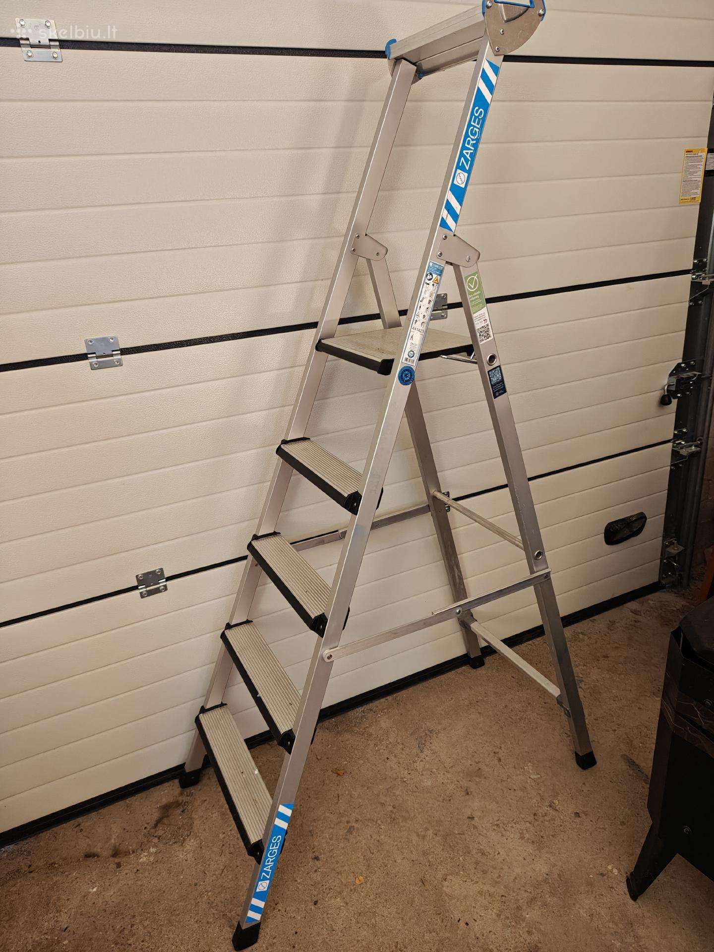 Zarges kopečios 1.25m, 5 pakopos