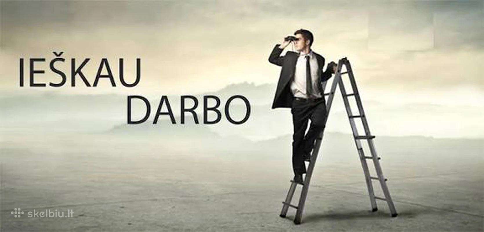 Ieskau darbo,turiu vairuotojo pazymejima