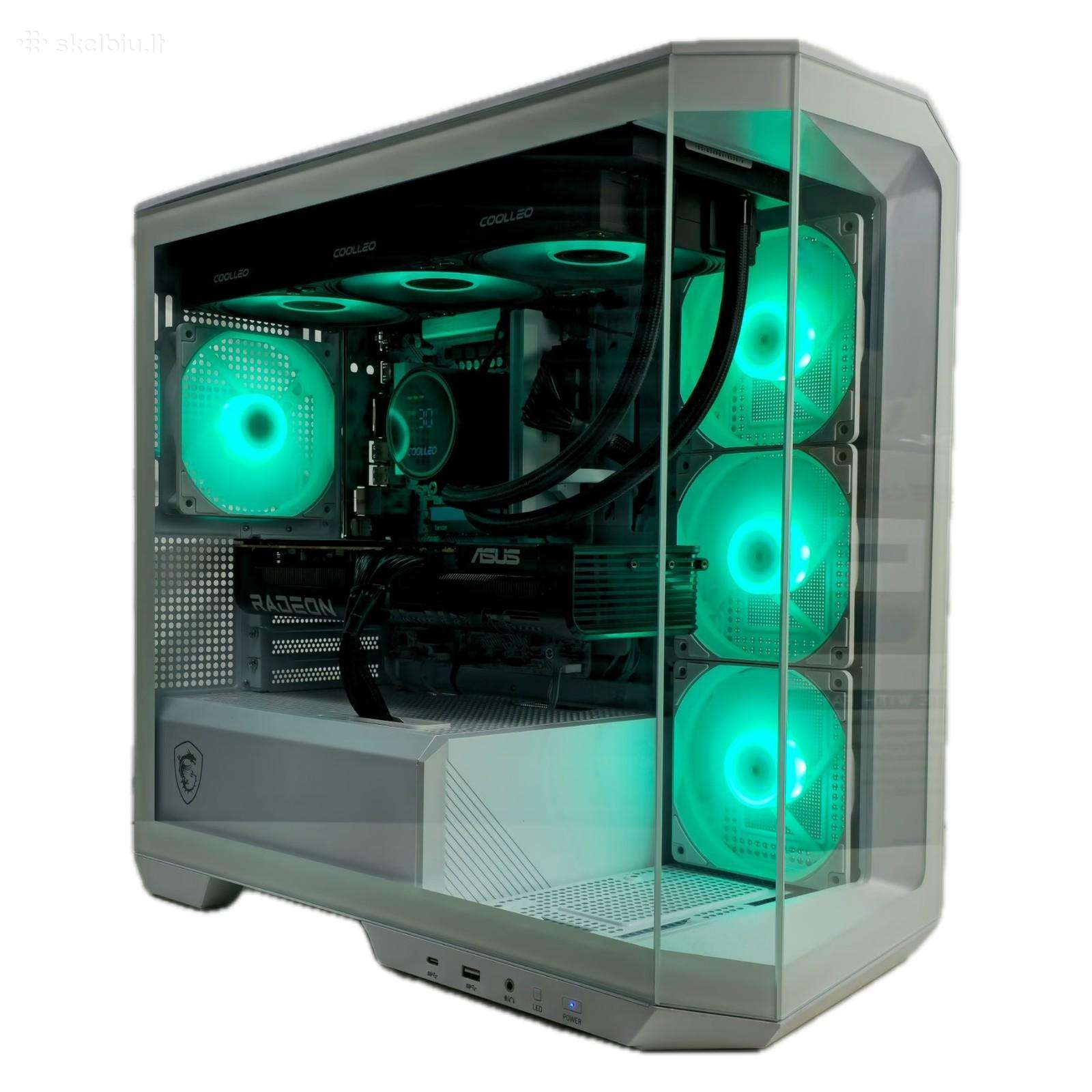 Baltas kompiuteris i5-13400f + Rx 9070 XT 16gb