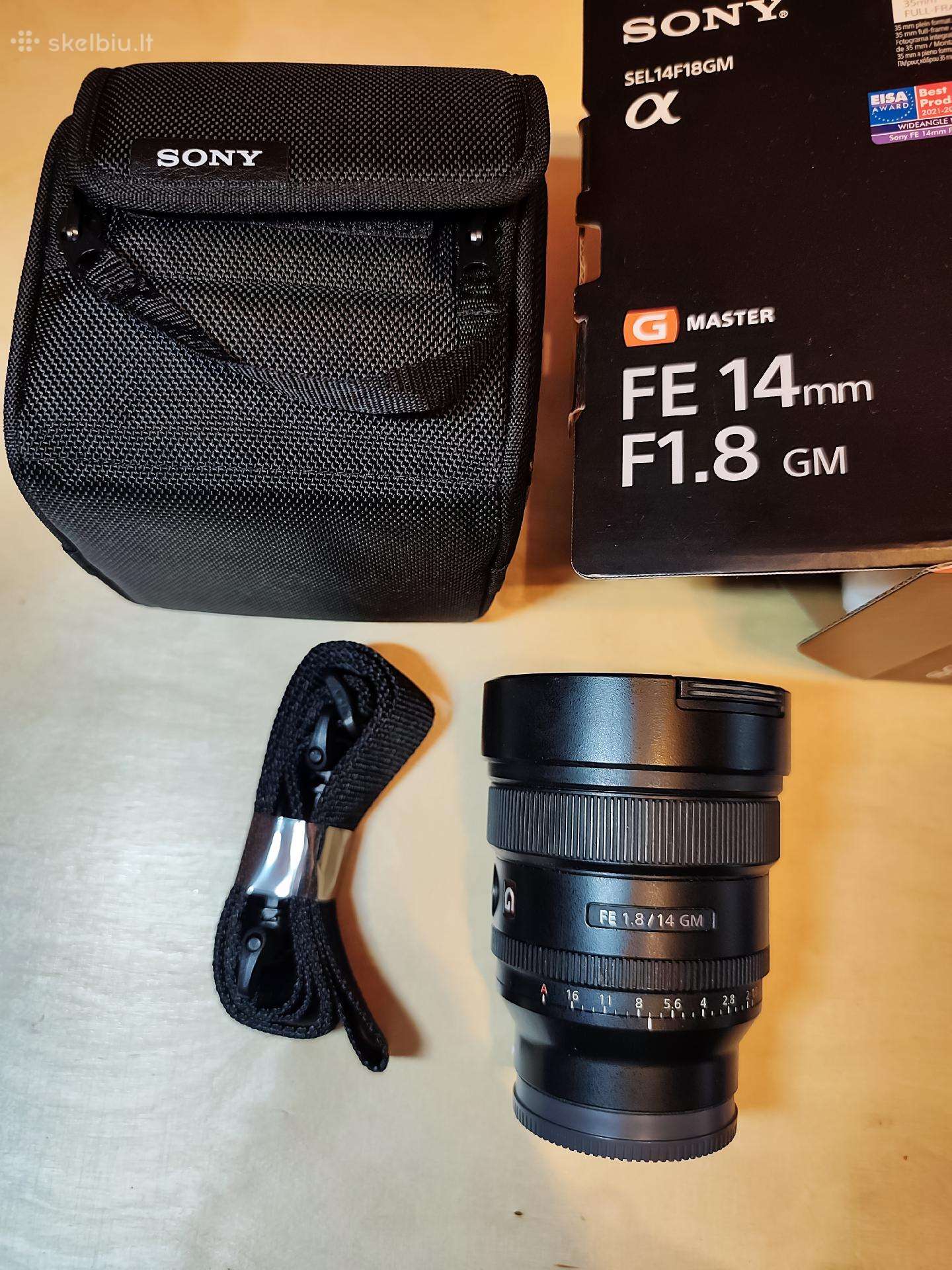 Objektyvas Sony Fe 14mm F1,8 Gm