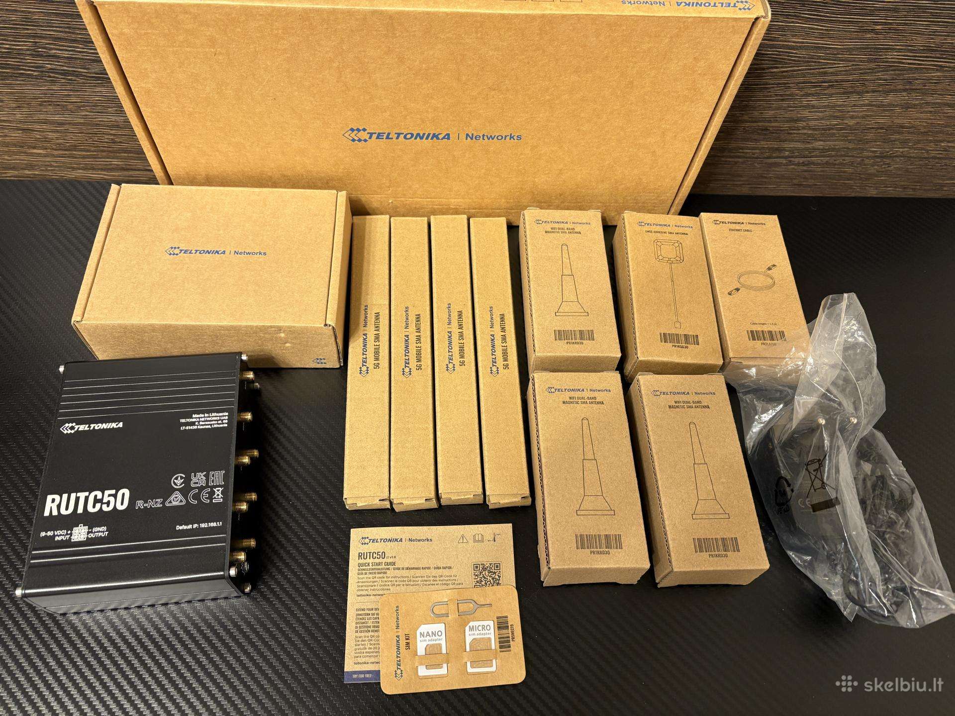 „Teltonika Rutc50“ – pramoninis 5G routeris