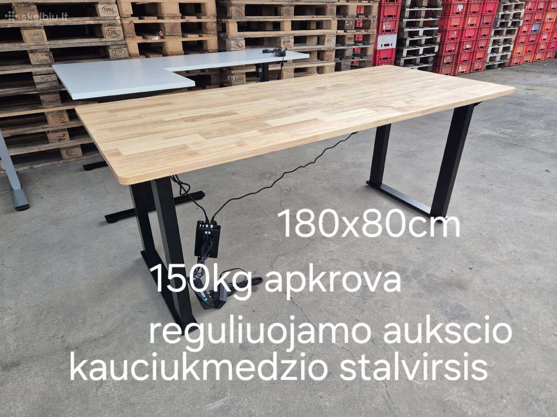 Elektrinis stalas kampinis stalo kojos
