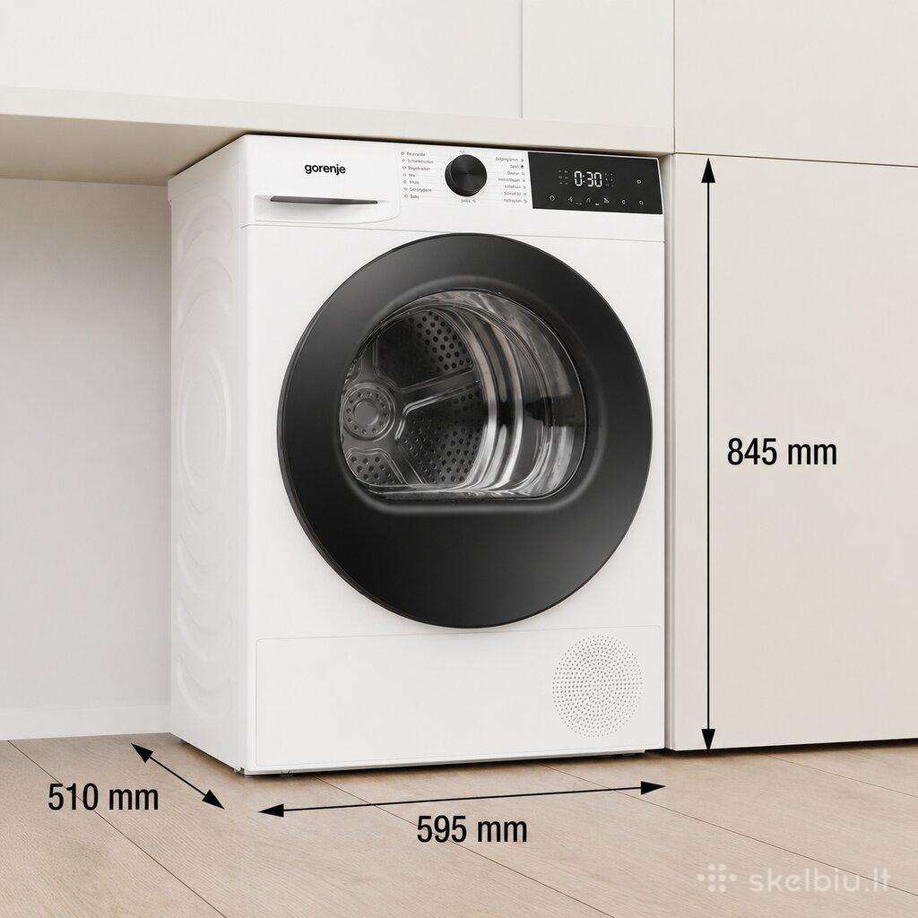 Džiovyklė Gorenje D5g2p8d nauja gylis 51-55cm