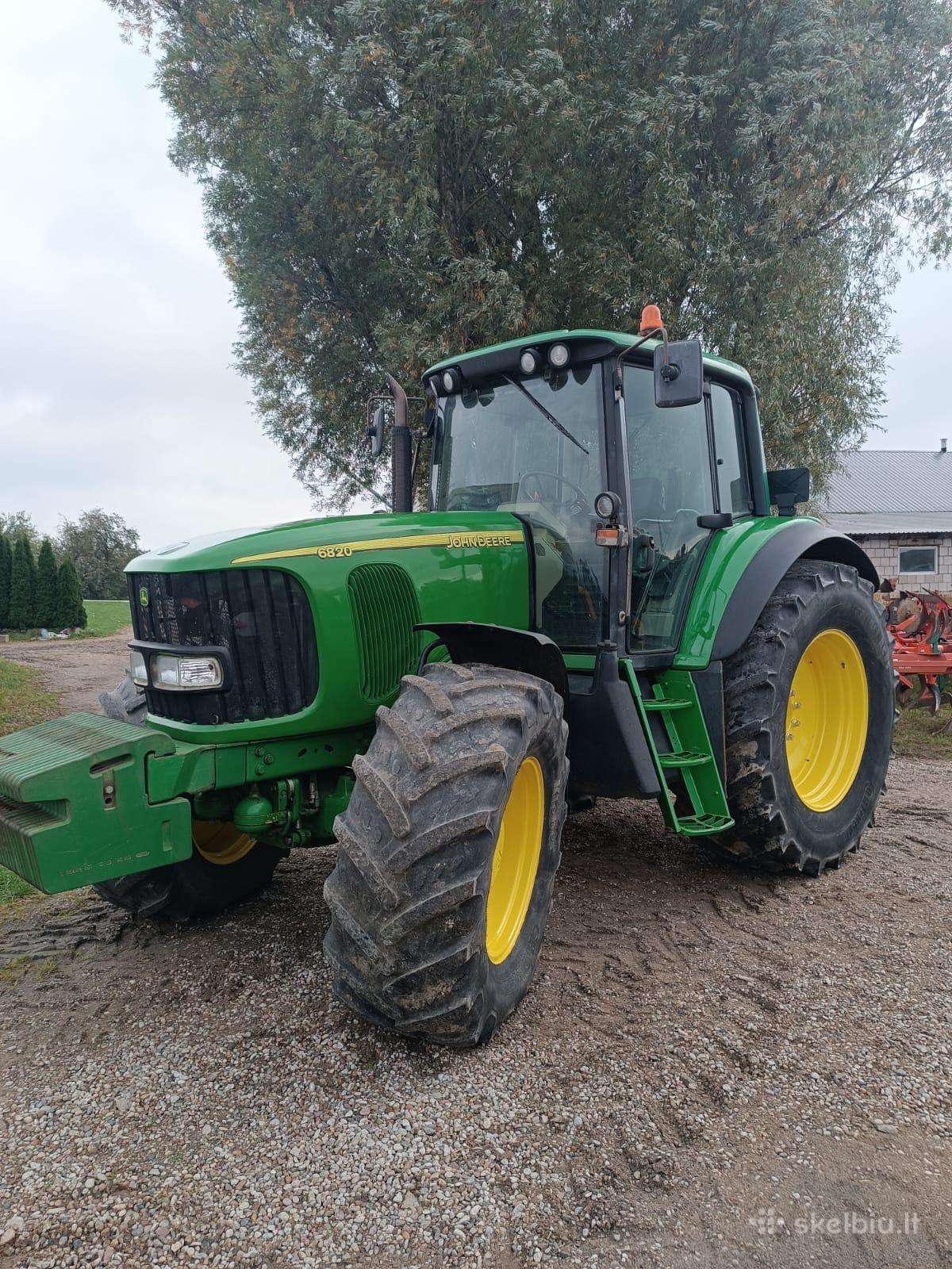Traktorius john deere 6820 puikios bukles