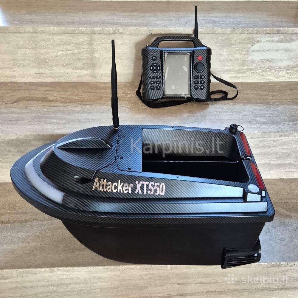 Attacker XT 550, GPS 116tšk, Echolotas,barstytuvas