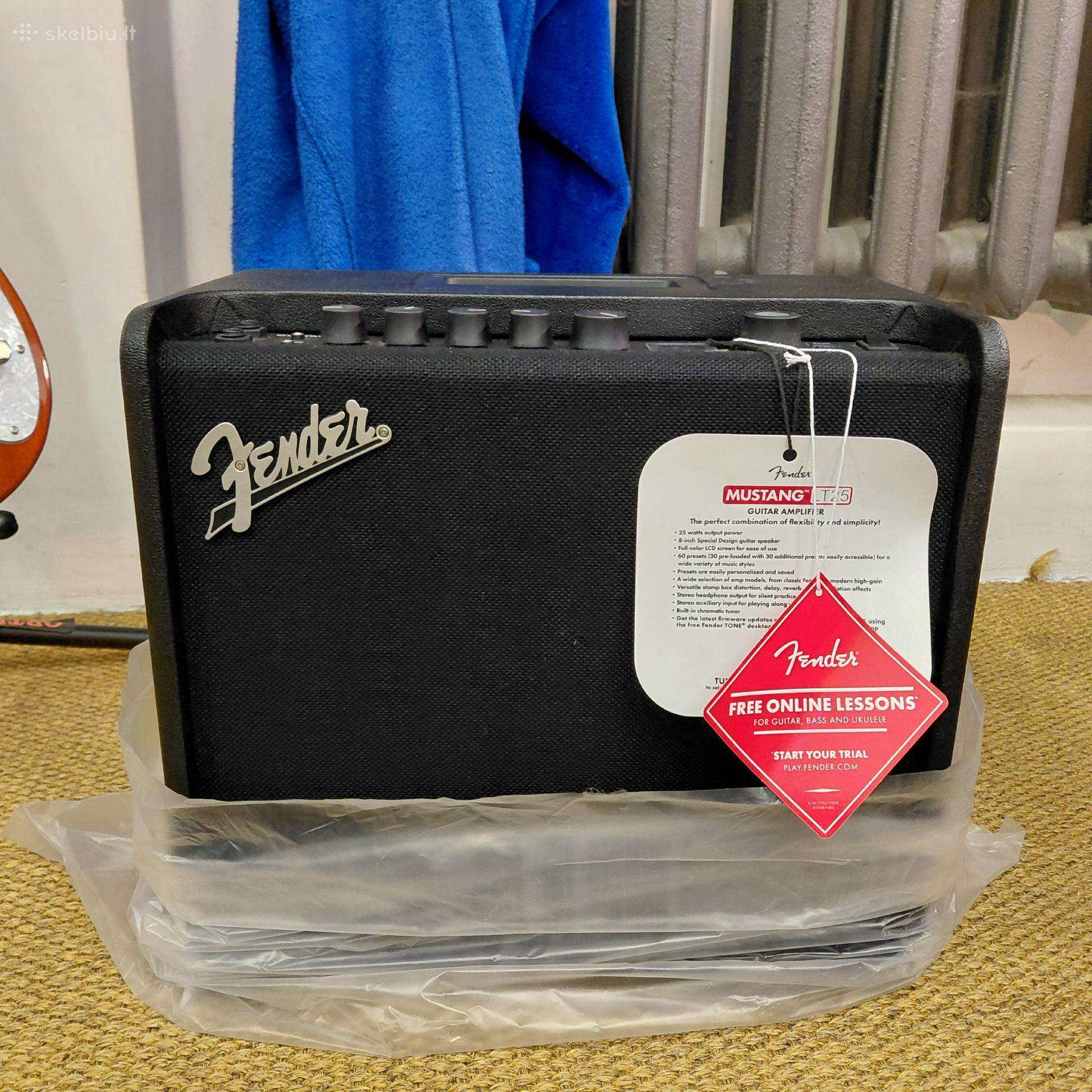 Fender Mustang Lt25 elektrinės gitaros stiprintuva