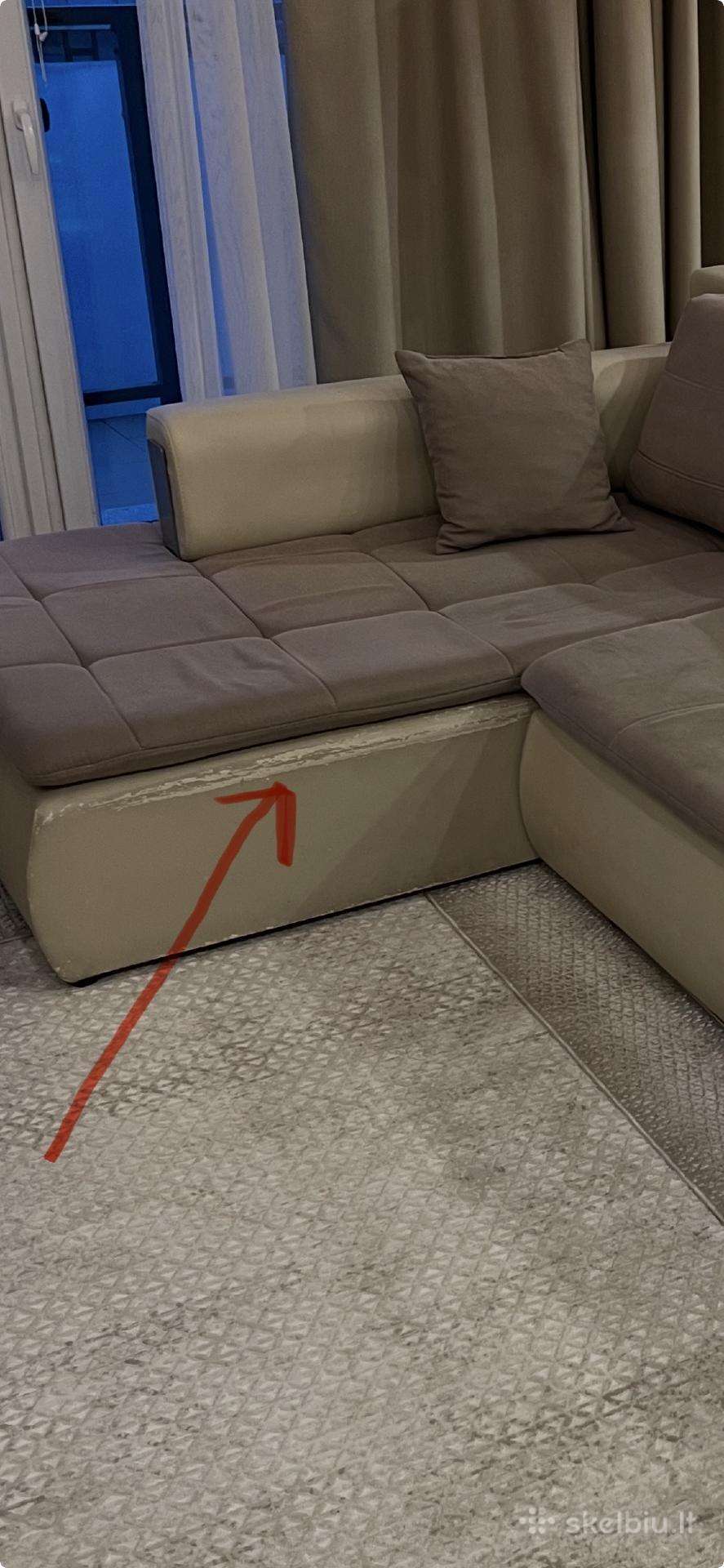 Parduodama sofa-lova