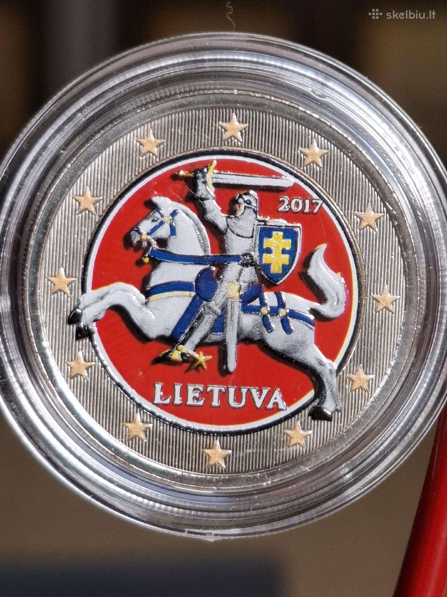 Spalvota 2 eurų moneta: Lietuva (2017 m.)š