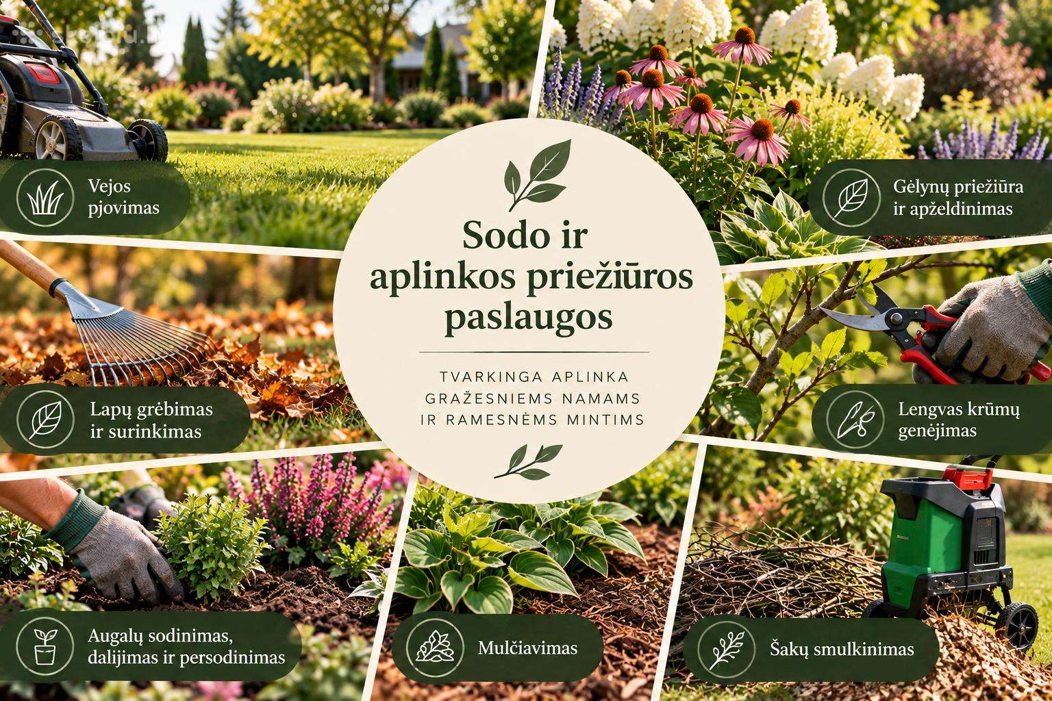 Sodo ir aplinkos priežiūros paslaugos