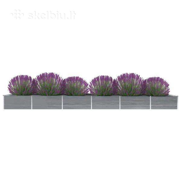 Aukštas lovelis, pilkas vidaxl(47072)