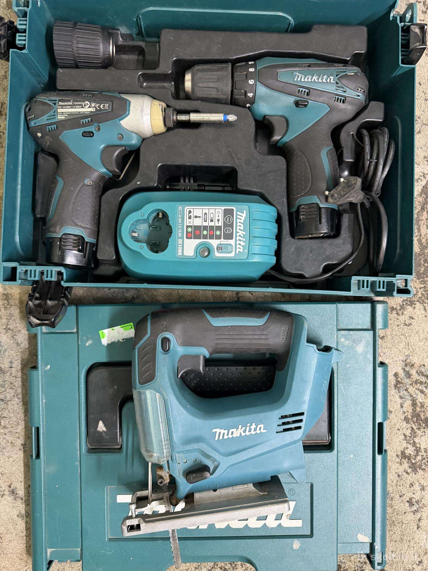 Makita 3vnt įrankių komplektas (2 akum.)