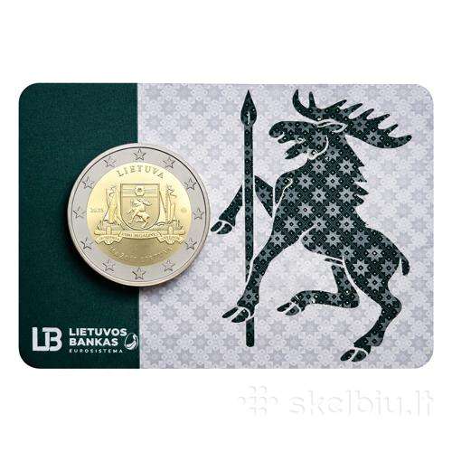 2 eur. Moneta, skirta Mažajai Lietuvai