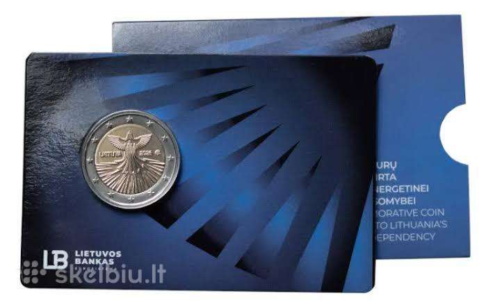 2eur. moneta Lietuvos energetinei nepriklausomybei
