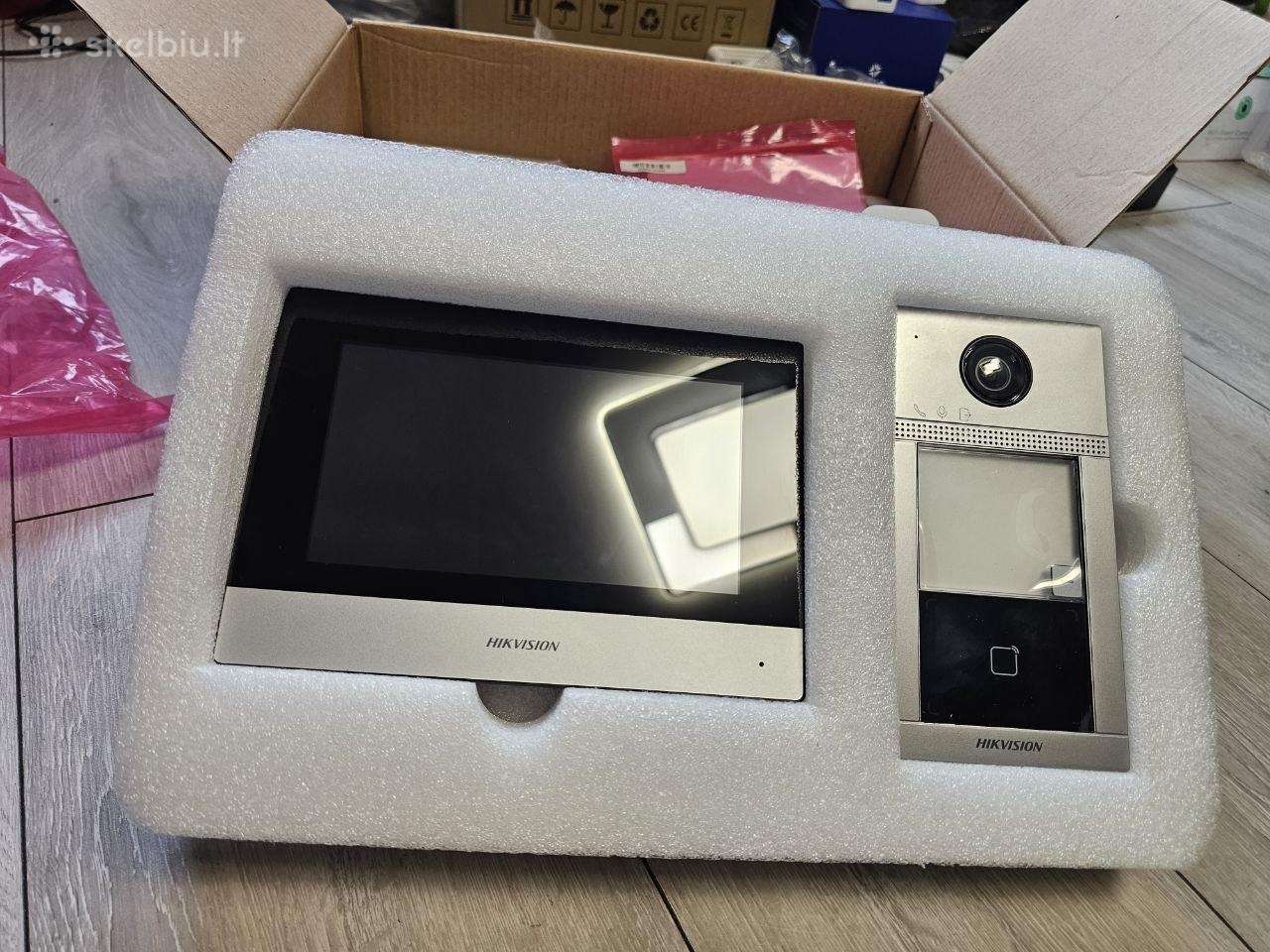 Ip Hikvision telefonspynė sistema su ekranu