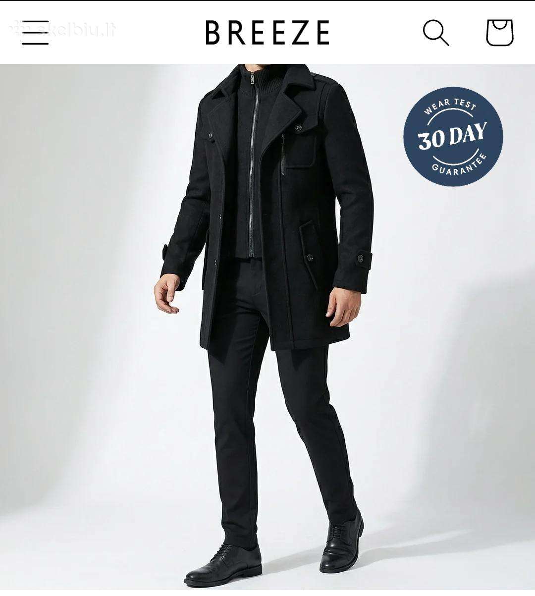 Colton - men's classic tailored coat iš