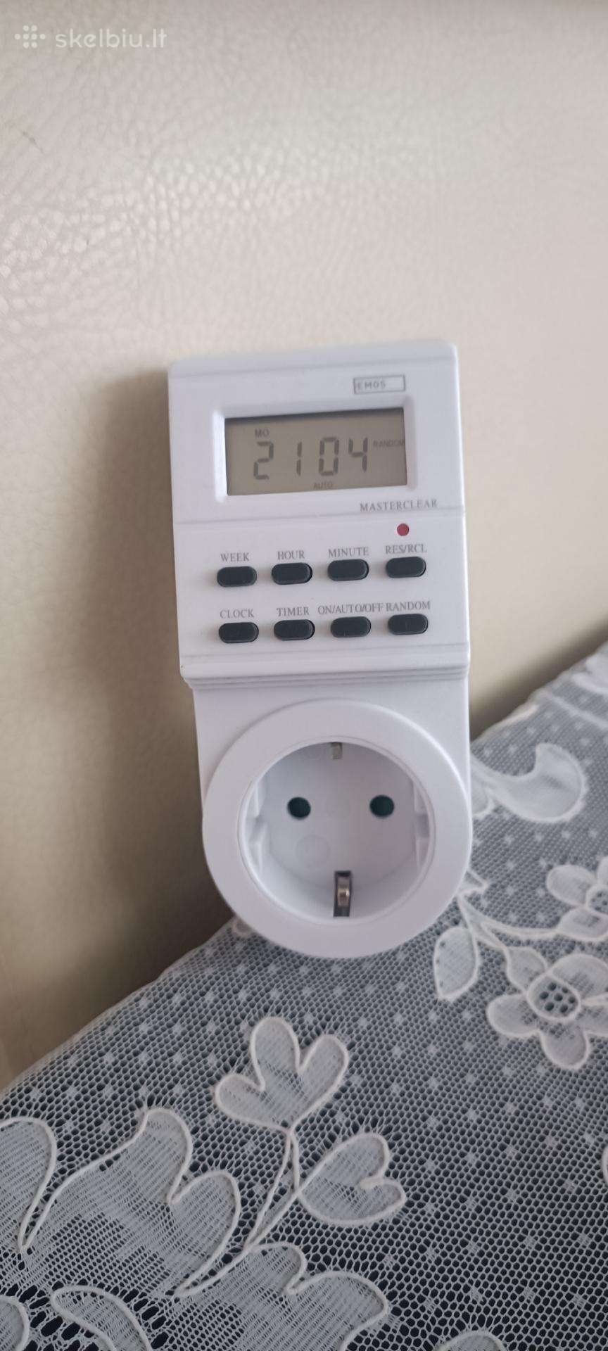 Emos skaitmeninis elektros lizdo laikmatis
