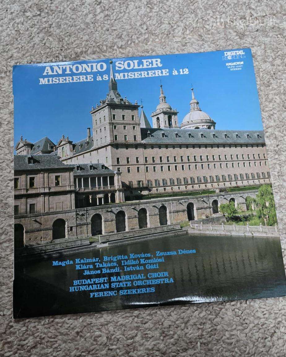 Vinilinė plokštelė Antonio Soler – Miserere