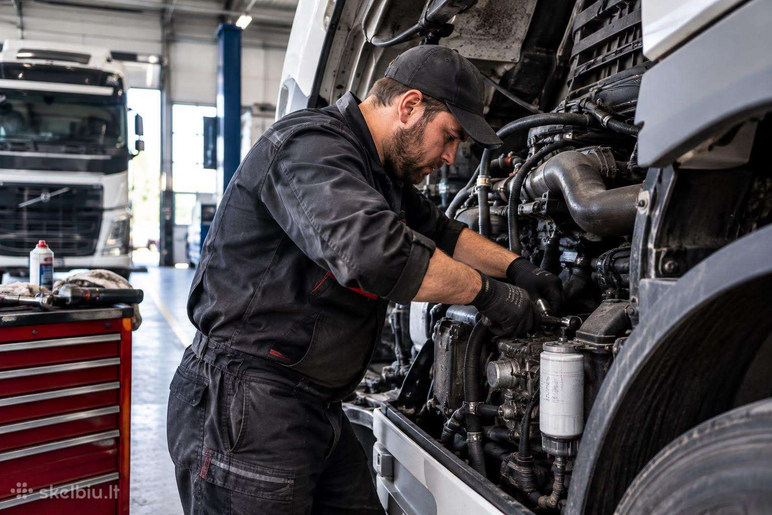 Sunkvežimių mechanikas/ suvirin Belgijoje 18 Eurų