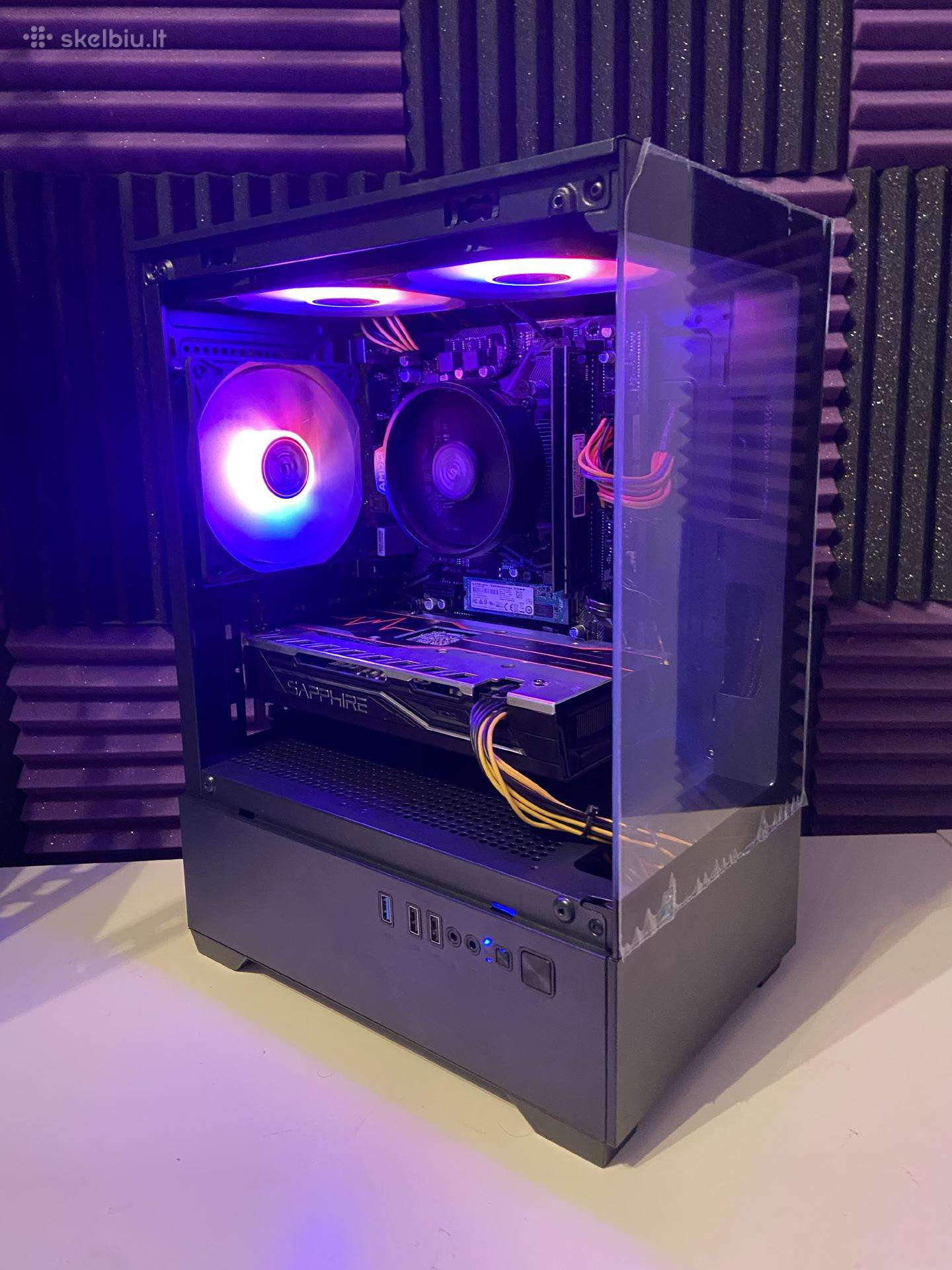 Stacionarus Kompiuteris Ryzen 5 + Rx580 8gb