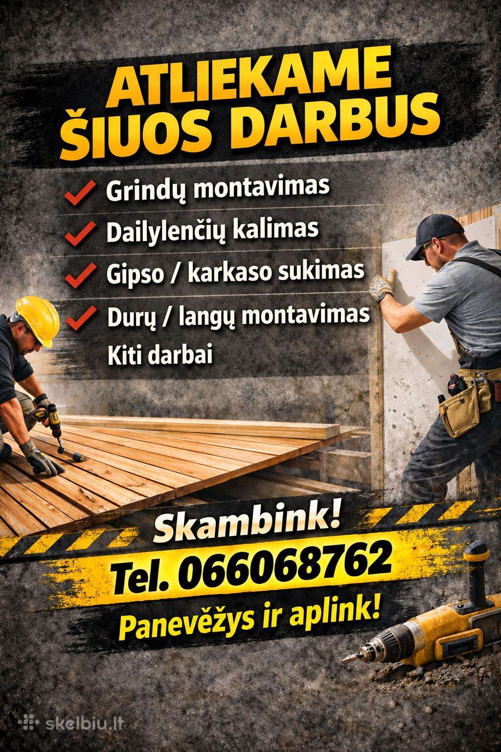 Statybos darbai