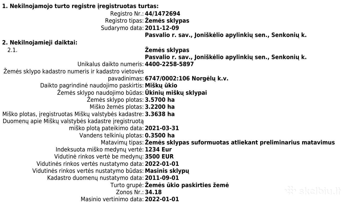 Parduodamas miškas