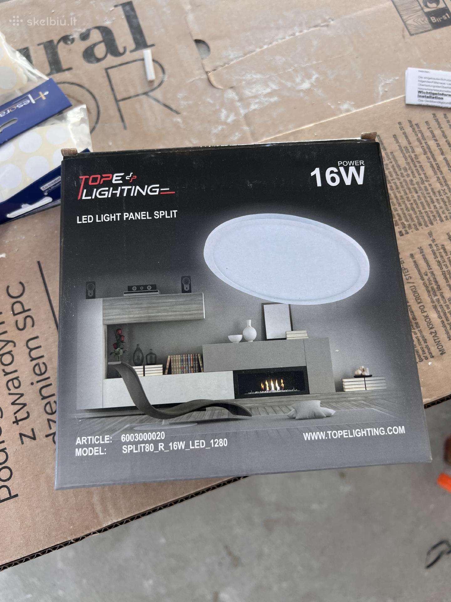 LED šviestuvai Tope Split 4000k, 16w