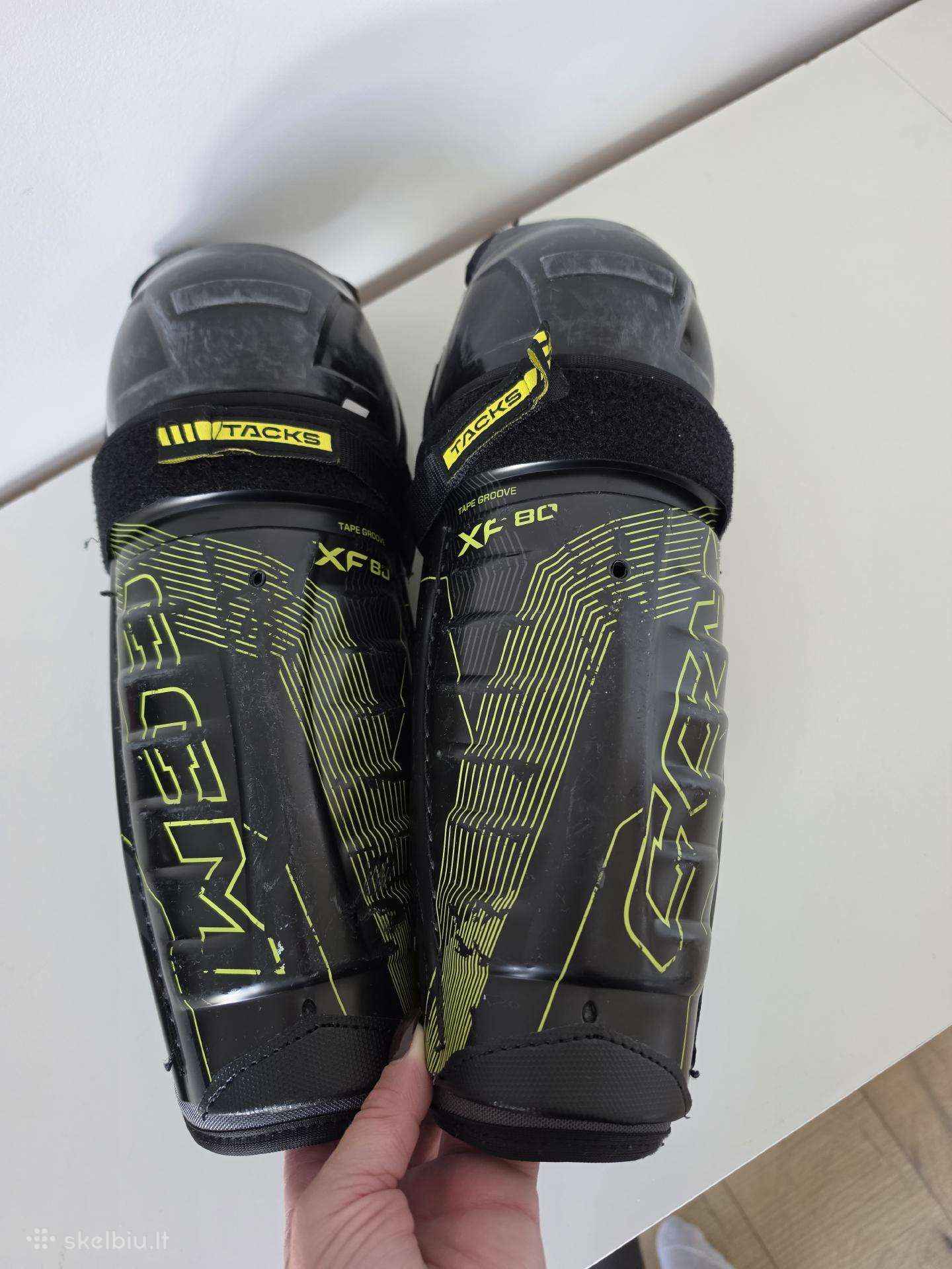 Ccm Tacks Xf80 ledo ritulio blauzdų apsaugos