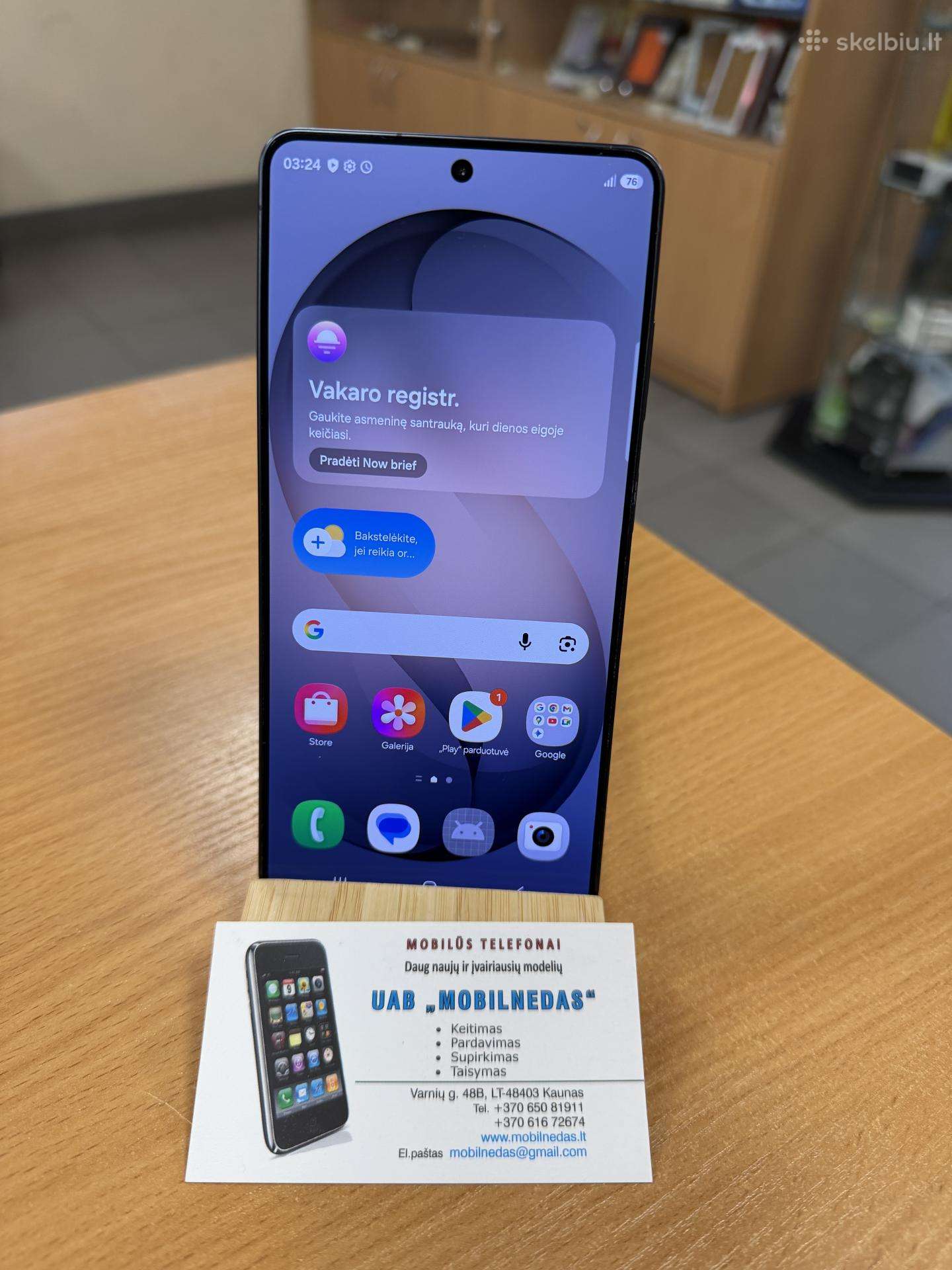 Samsung S26 Ultra Black 512gb Kaina 800eur