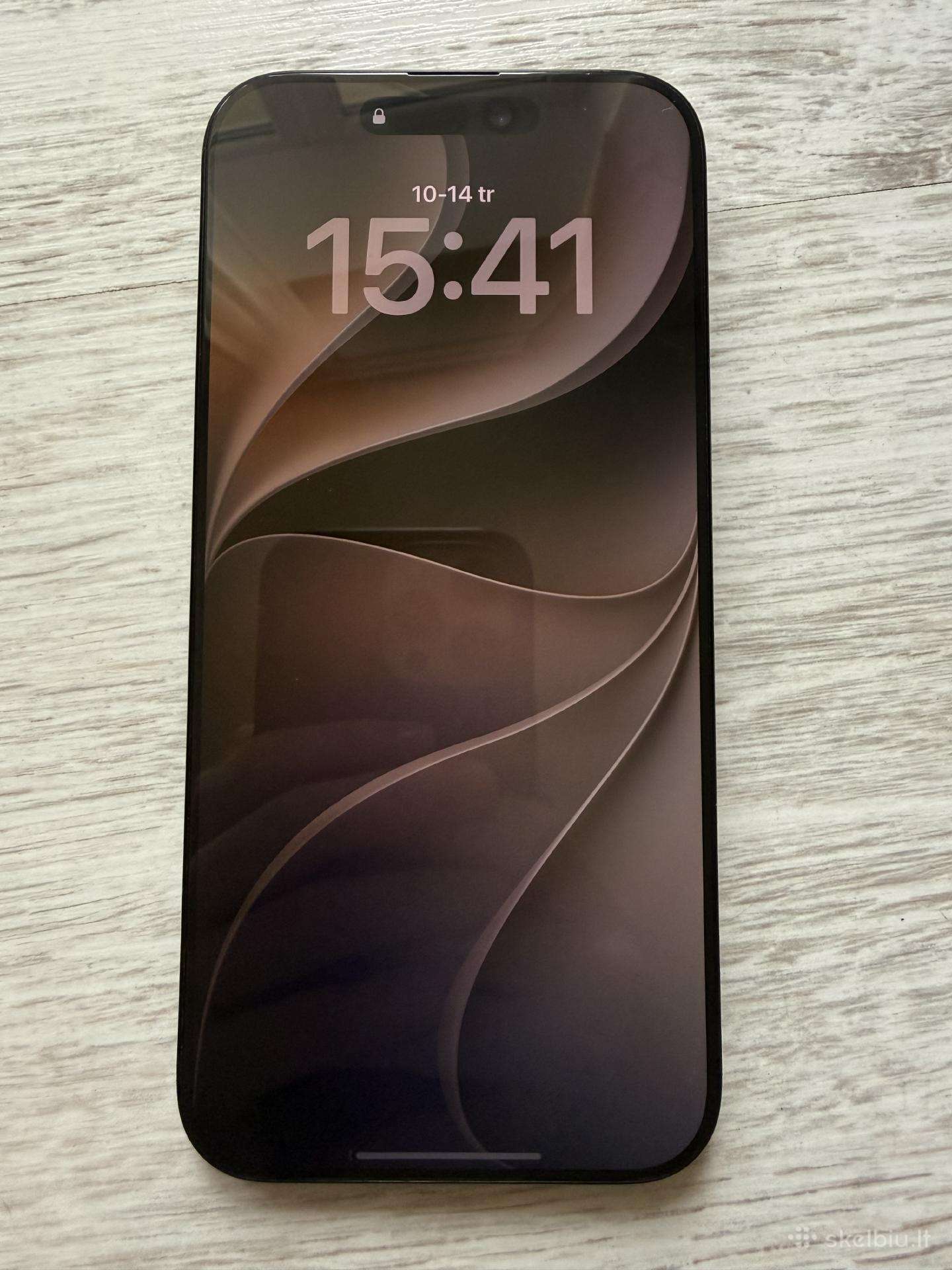 iPhone 16 pro max 512gb, juodas