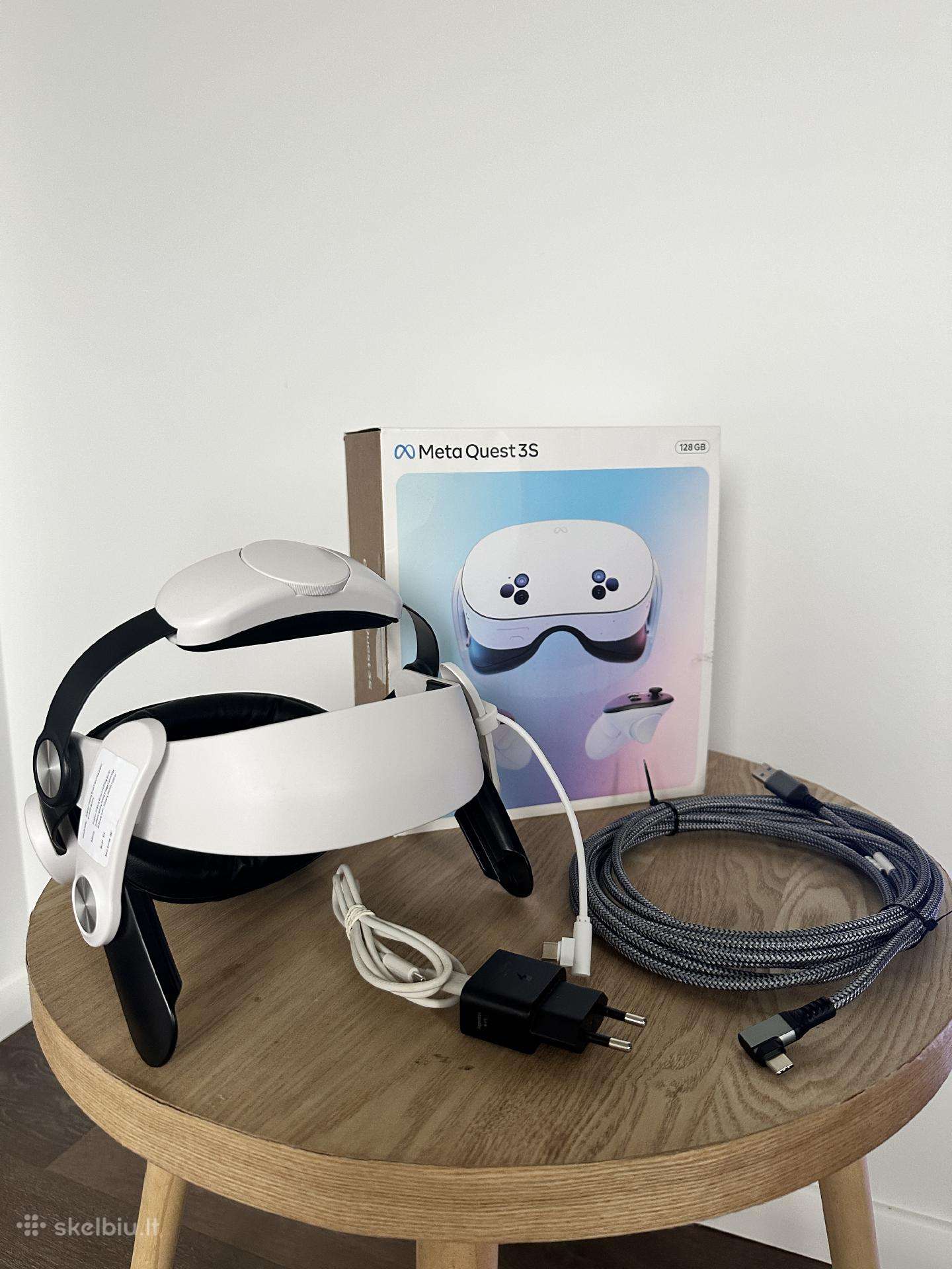 Meta Quest 3s Vr + Headmount Battery