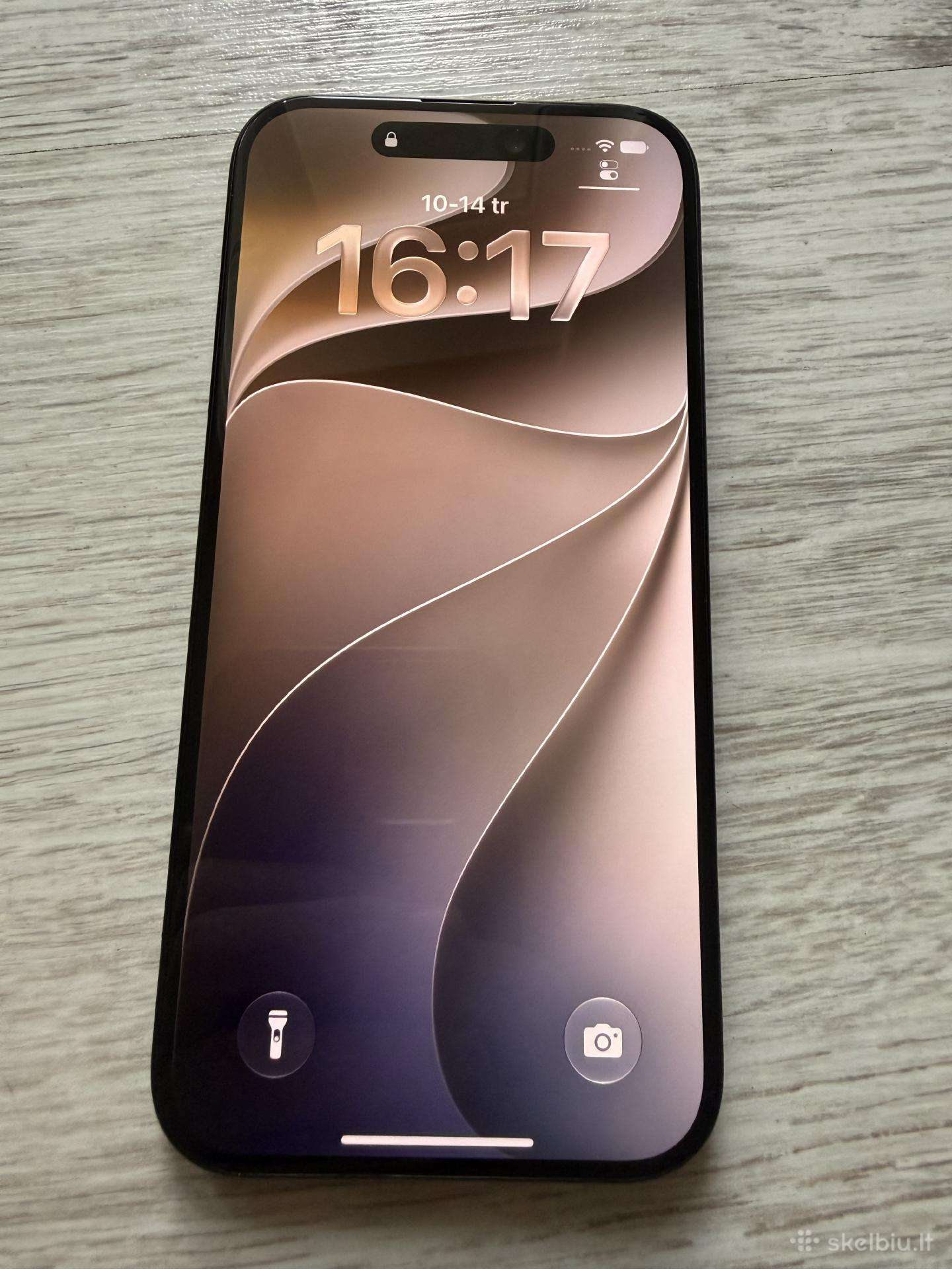 iPhone 15 pro 128gb, juodas