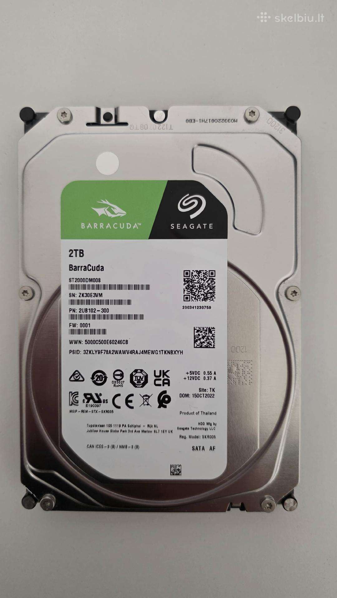 Seagate Barracuda St2000dm008 2tb 7200 Rpm 256mb