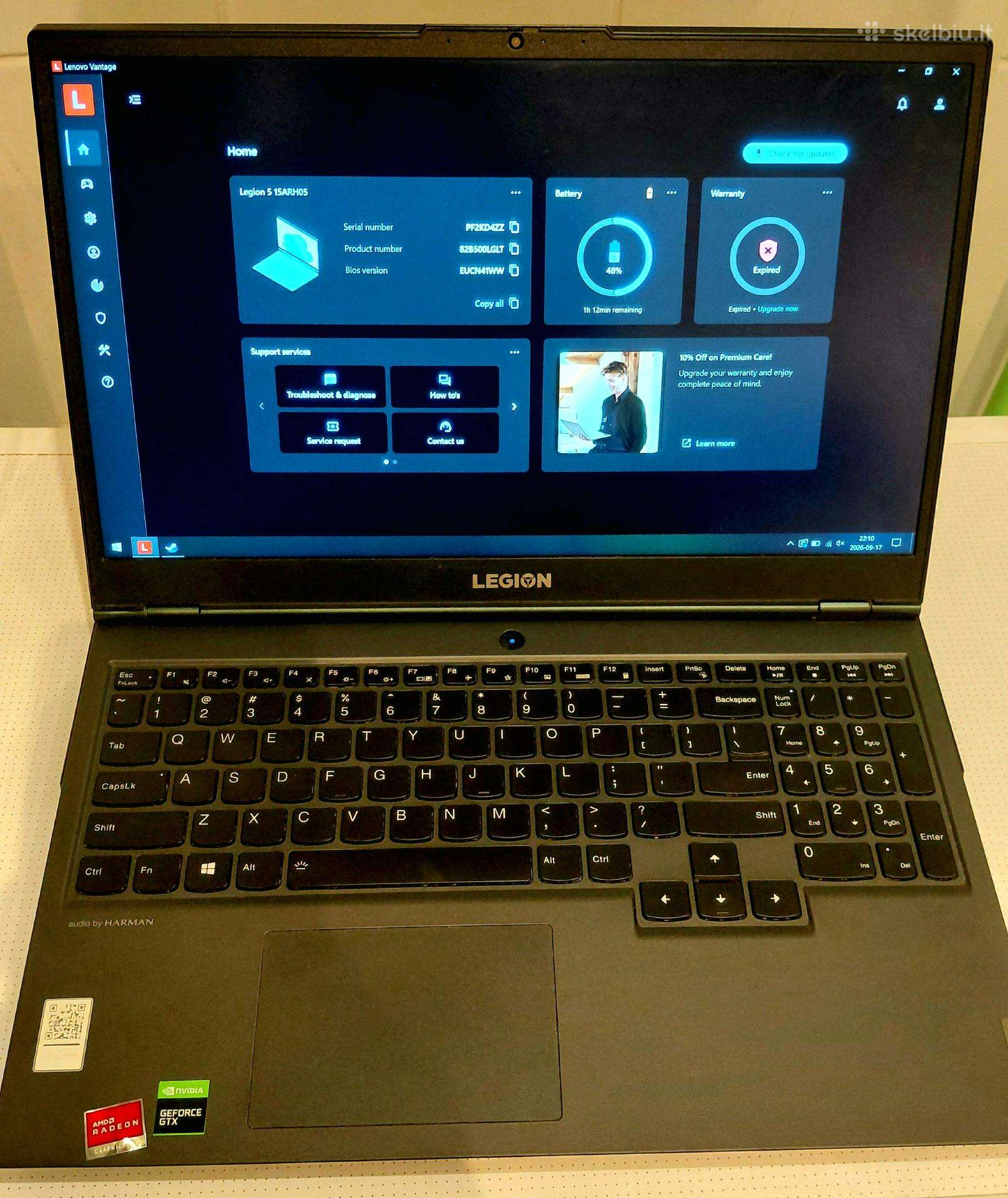 Lenovo Legion 5 15arh05