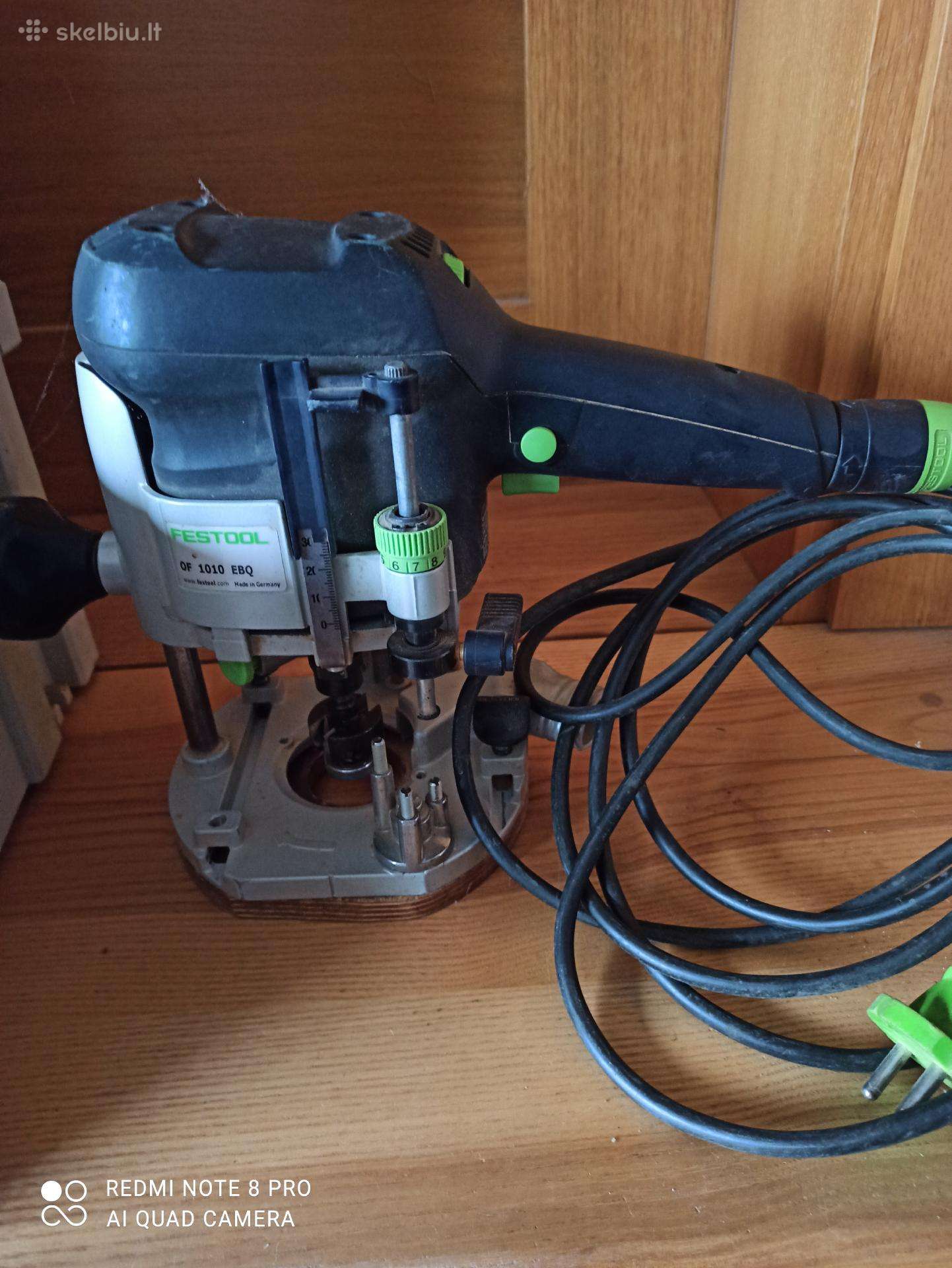 Frezeris festool su liniuotėm