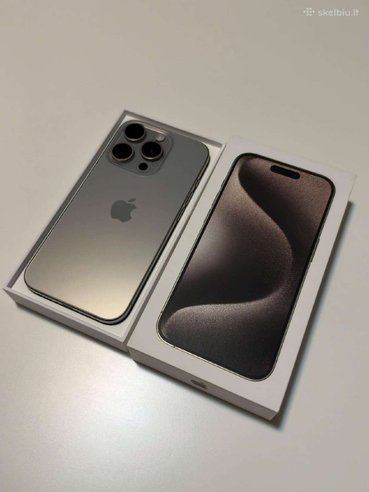 iPhone 15 Pro Natural Titanium 128gb