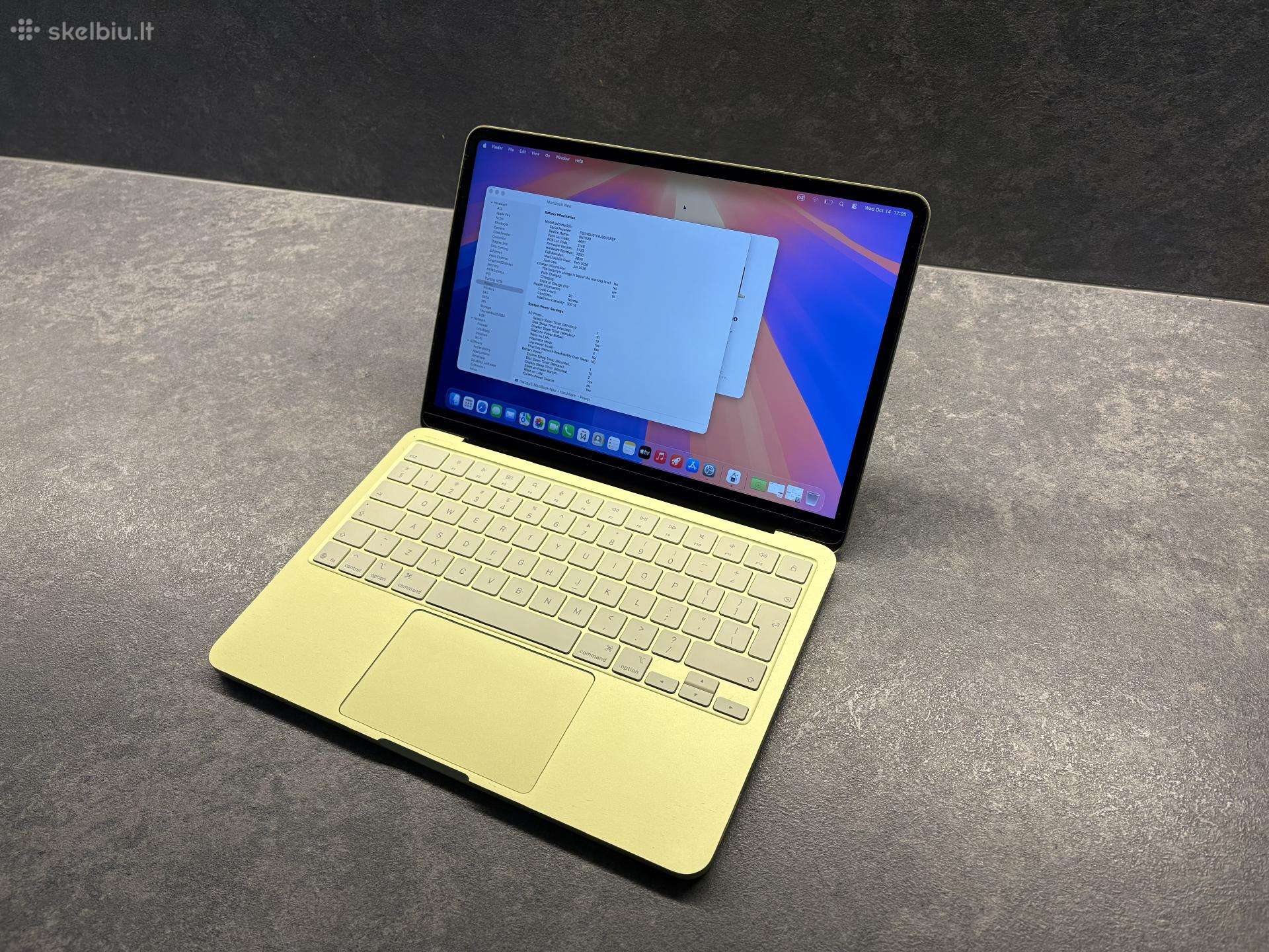 MacBook Neo, citrusinė spalva, 256 GB,