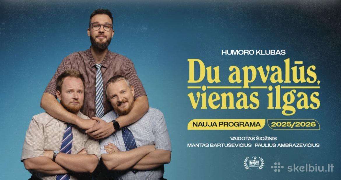 Humoro klubas su programa Du apvalūs, vienas ilgas