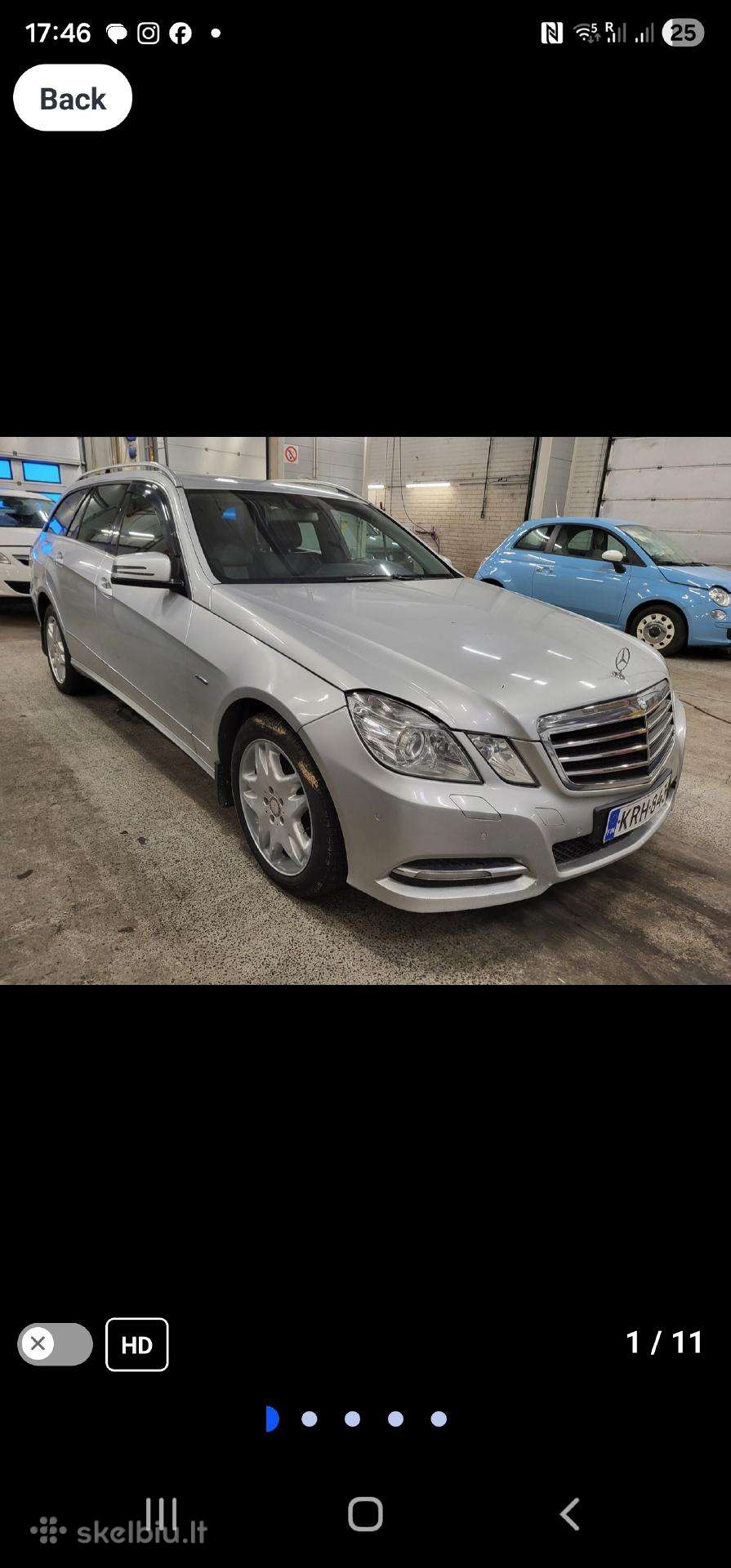 Mercedes-benz E200 Cdi, 2011 m., autom dalimis