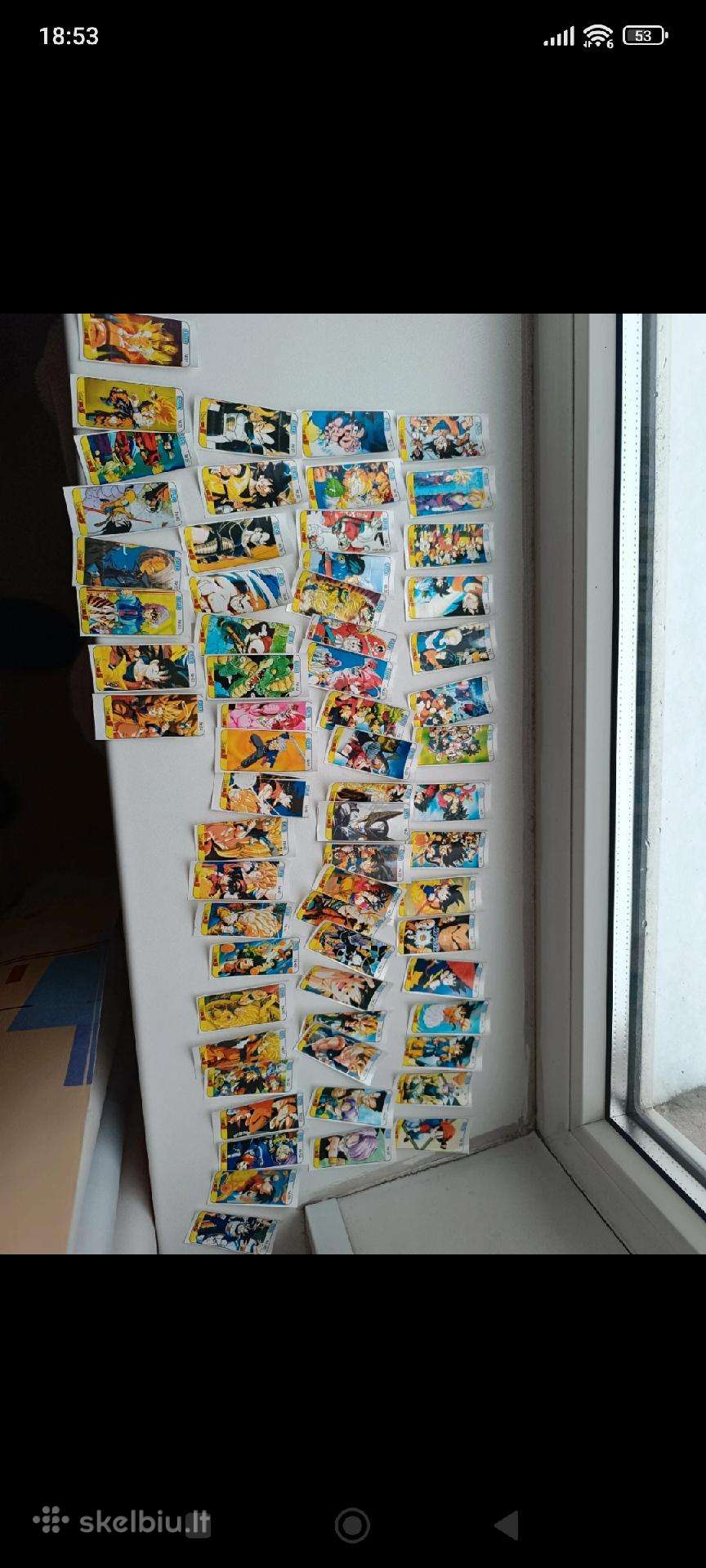 Dragon Ball Z Fleer – Pilna Vintage kolekcija