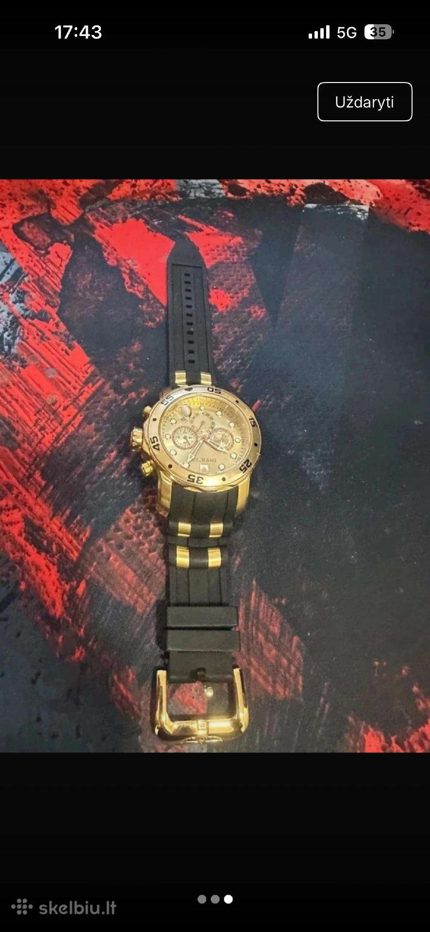 Invicta pro diving scuba chronograph