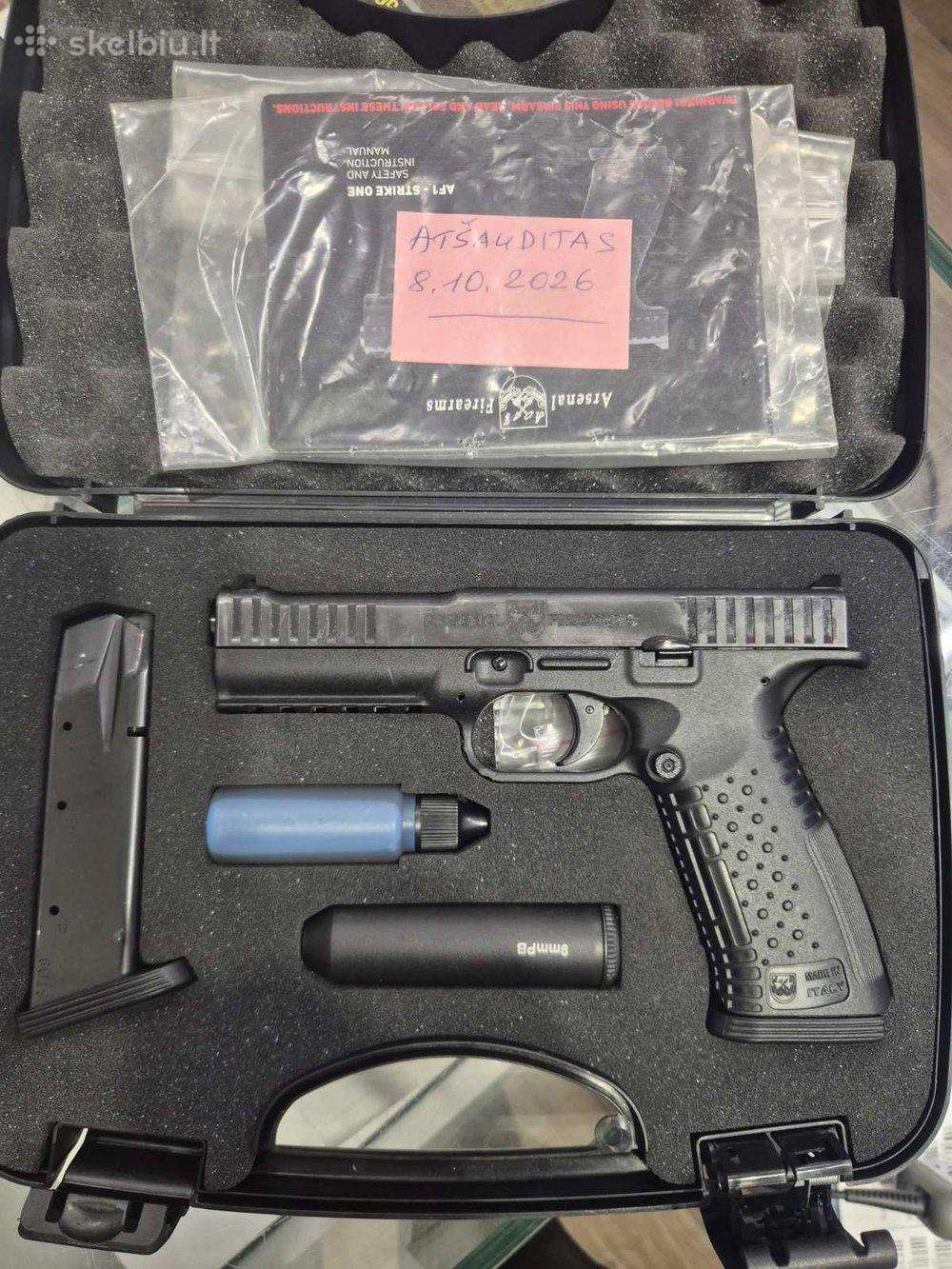 Pistoletas Arsenal Firearms Strike One, 9x19