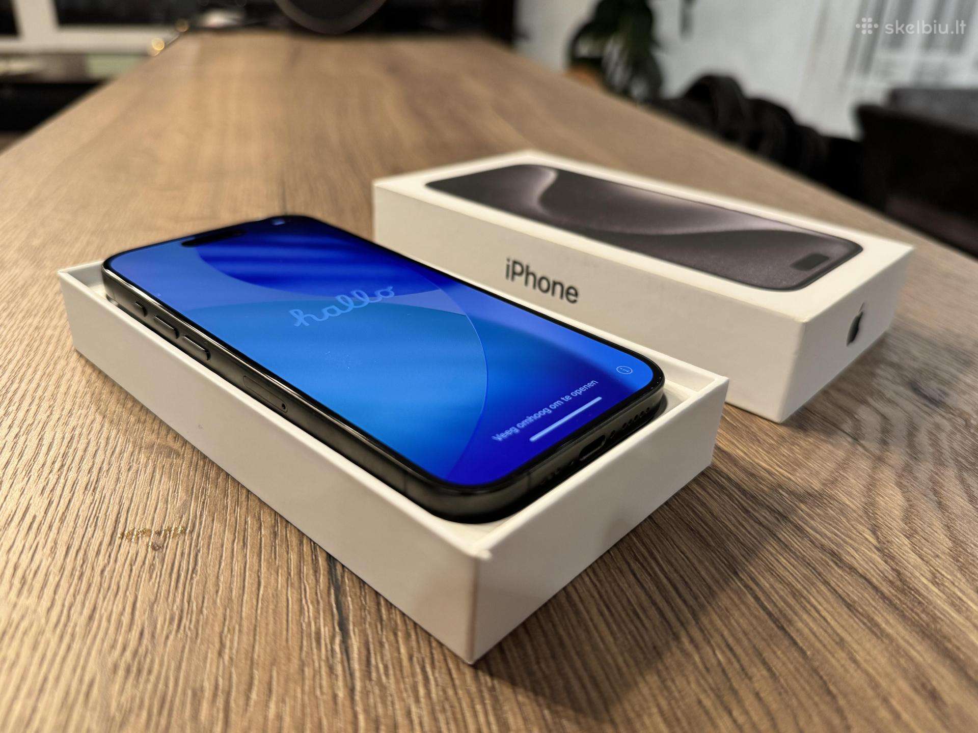 iPhone 15pro 256gb Black Titanium